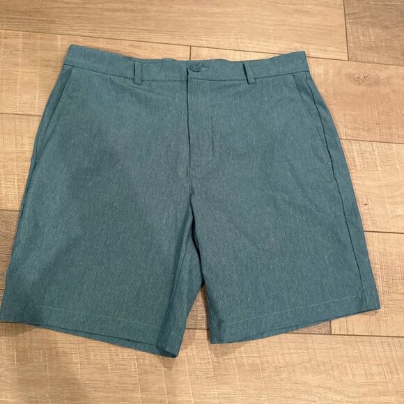 VINEYARD VINES MENS GREEN DRI FIT SHORTS BY SHEP & IAN SIZE 34 - Picture 1 of 8